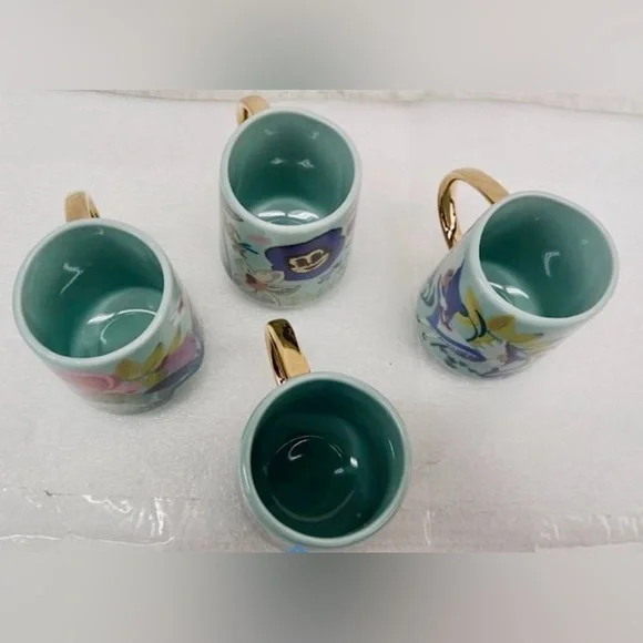 Rare NEW 70th Anniversary Mary Blair Disney’s Alice in Wonderland Tea Set of 4